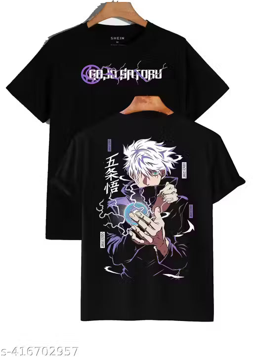 Gojo Satoru Unisex Regular Fit Round Neck T-shirts ZUXO