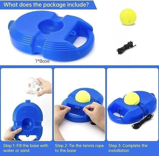 Solo Tennis Trainer Rebound Ball with String for Self Tennis Practice ekmkfy-ae