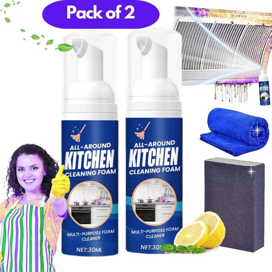 All Round Kitchen Cleaning Foam 60ML Pack of 2 ekmkfy-ae