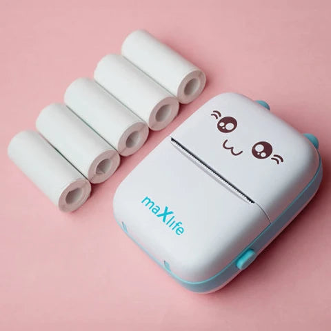 Wireless Mini Thermal Printer – Pocket Friendly, Inkless, Easy Mobile Printing OUR BESTSELLER